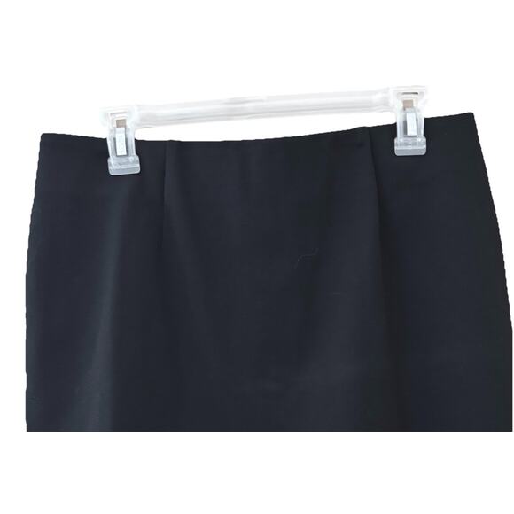 J Jill Pencil Skirt NWT Sz M Black Officecore Dark Academia Corpcore - Picture 2 of 5
